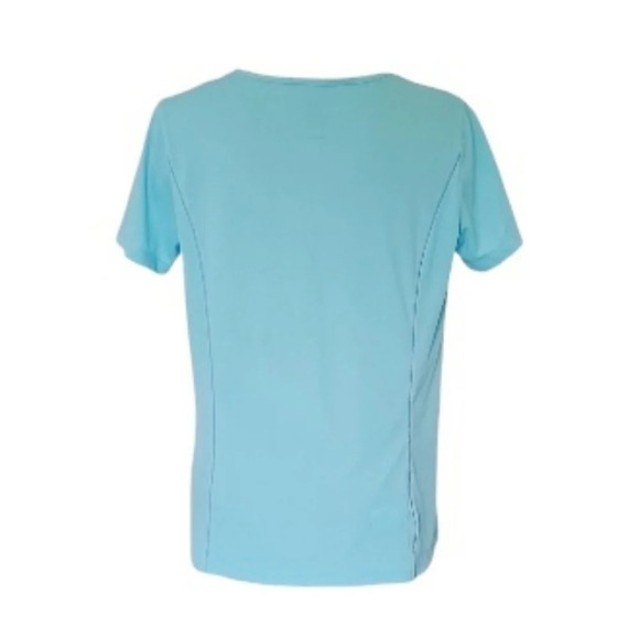 Salomon ActiLite Logo Workout Tee Activewear Athleasure Gorpcore Granola Girl L - Picture 2 of 6